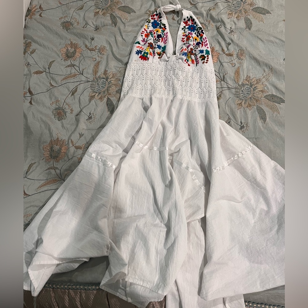 White asymmetric dress, size medium